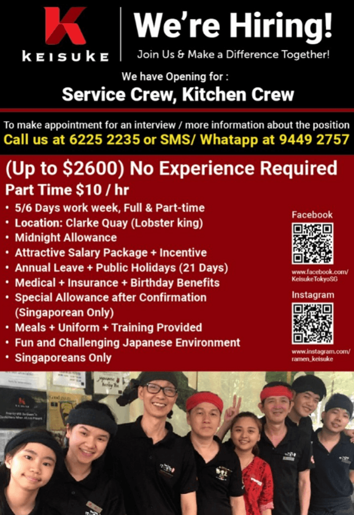 Manpower Shortage in Singapore F&B Establishments