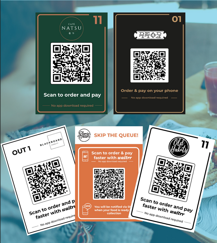 Streamline the ordering and payment process by letting your diners order via QR code